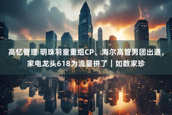 高忆管理 明珠羽童重组CP、海尔高管男团出道，家电龙头618为流量拼了｜如数家珍